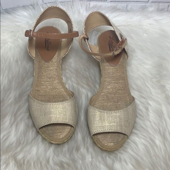 Lucky Brand Kyndra Wedge Espadrille Sandals Sz 10 - Picture 3 of 7